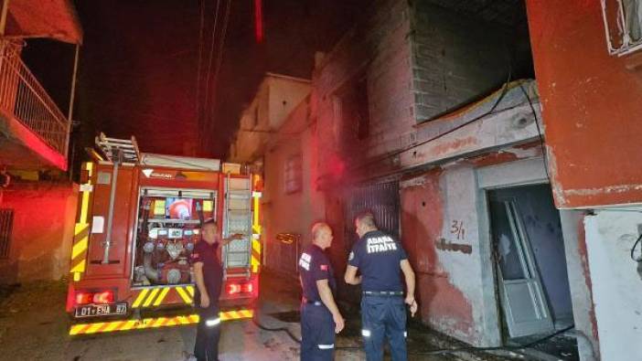 Evini kundakladı, herkesi tehlikeye attı