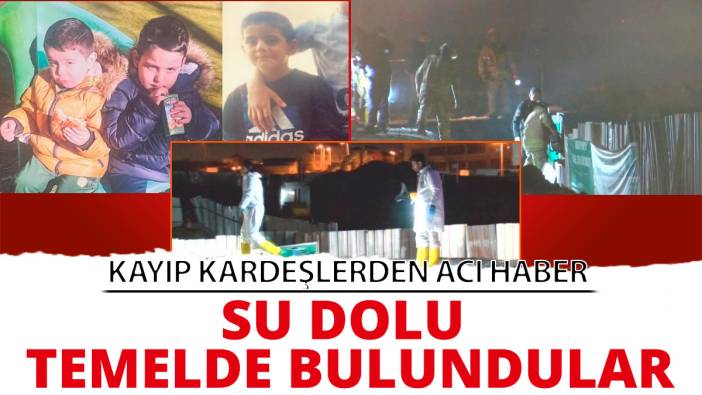 Sancaktepe'de kayıp 3 kardeşten acı haber