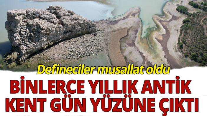 Binlerce yıllık antik kent gün yüzüne çıktı: Defineciler musallat oldu