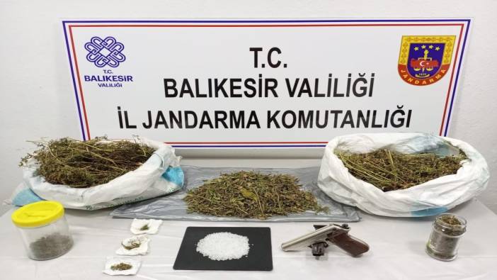 Balıkesir'de uyuşturucu operasyonu