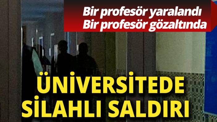 Necmettin Erbakan Üniversitesinde Prof. Dr. Uluç'a silahlı saldırı