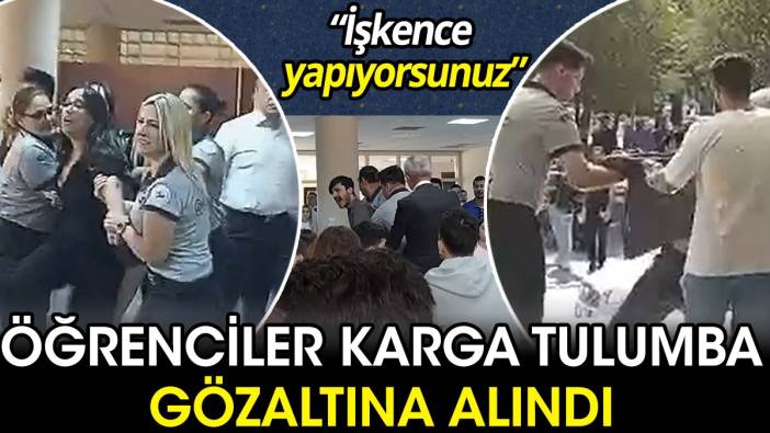 İzmir'de öğrenciler karga tulumba gözaltına alındı