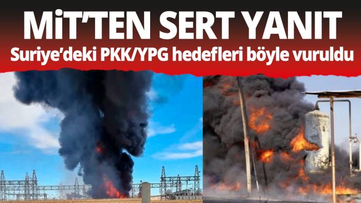 MİT’ten Ankara’daki terör olayına sert yanıt! Suriye'de hedefler böyle vuruldu