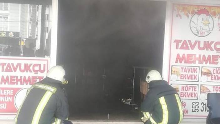 Afyonkarahisar'da iş yerinde yangın çıktı