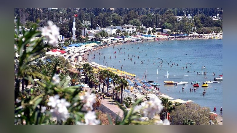 Sahillerde bayram yoğunluğu