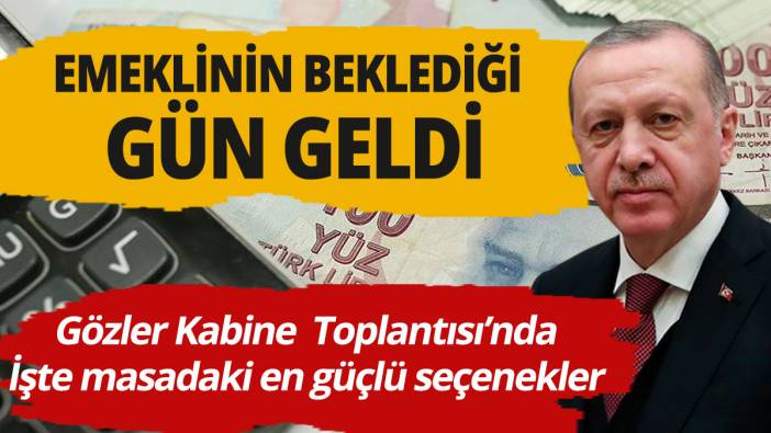 Emeklinin beklediği gün geldi... Emekliye zam gündemi ile toplanan Kabine Toplantısı başladı