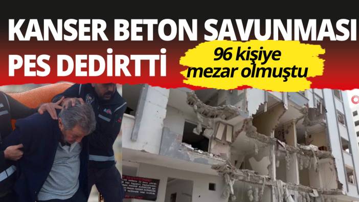 96 kişiye mezar olmuştu! Müteahhitten 'beton kanseri' savunması