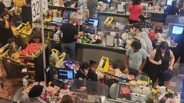 Ordunun uyarısı sonrası İsrail’de halk marketlere akın etti