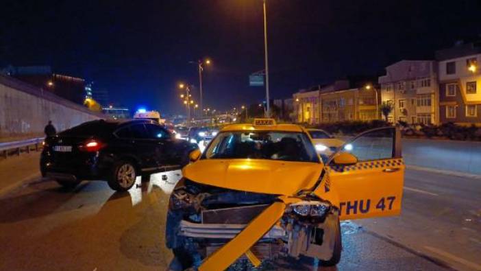 TEM bağlantı yolunda zincirleme kaza: 4 yaralı