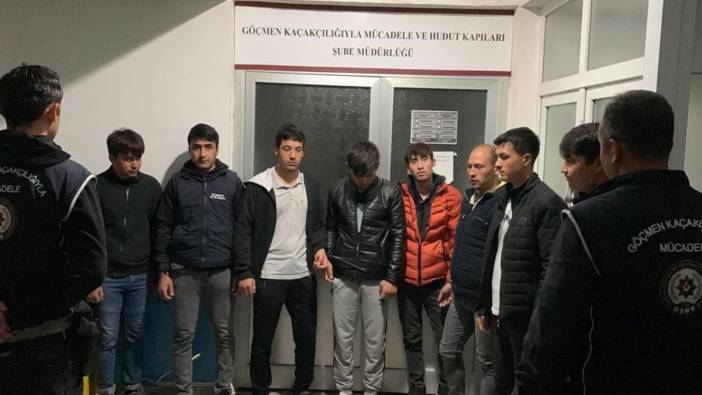 Kastamonu’da 9 kaçak göçmen yakalandı