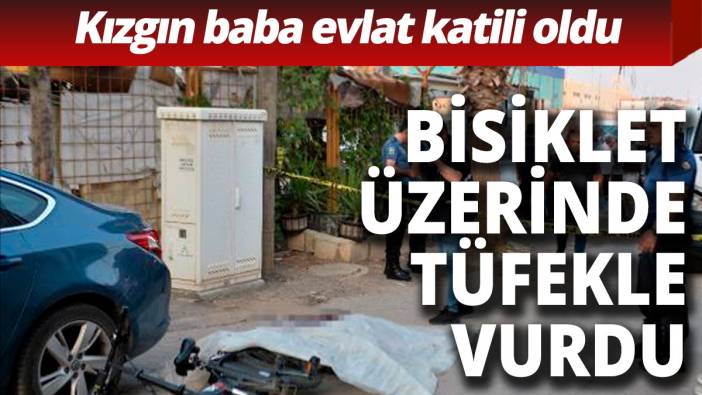 Kızgın baba oğlunu bisiklet üzerindeyken tüfekle vurarak öldürdü