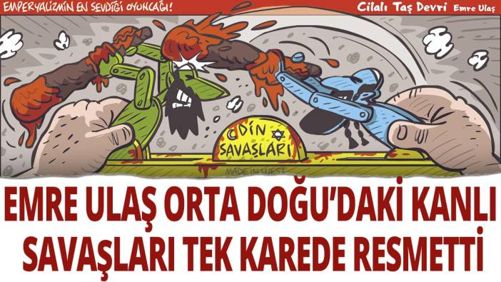 Emre Ulaş Orta Doğu'daki kanlı savaşları tek karede resmetti