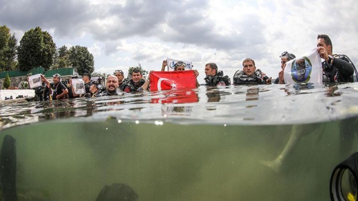 Engellilerden '30 Ağustos zafer dalışı'