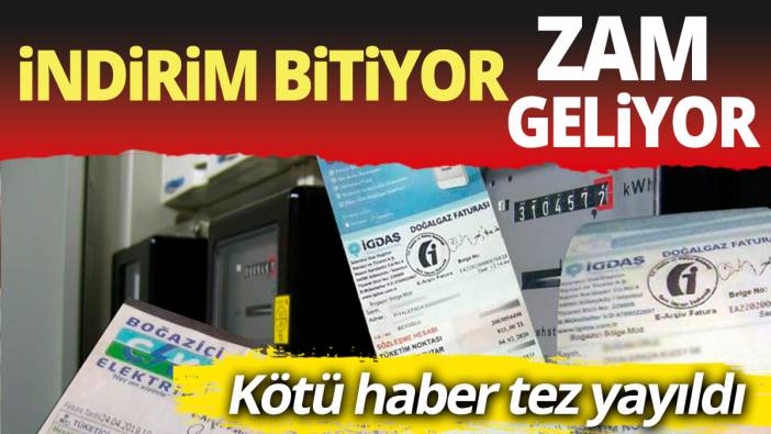 Kötü haber geldi! Doğal gazda indirim bitiyor, zam geliyor