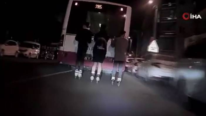 Patenli gençlerin tehlikeli yolculuğu kamerada