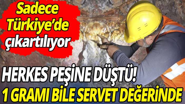 1 gramı bile servet değerinde! Herkes peşine düştü