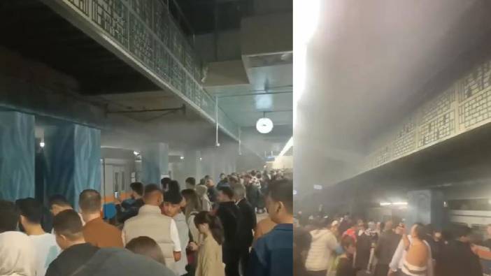 Yenikapı Metro İstasyonunda yangın paniği