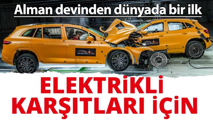 Mercedes'ten dünyada bir ilk: Elektrikli otomobil karşıtları için