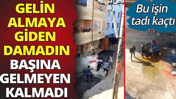 Gelini almaya giden damadın başına gelmeyen kalmadı
