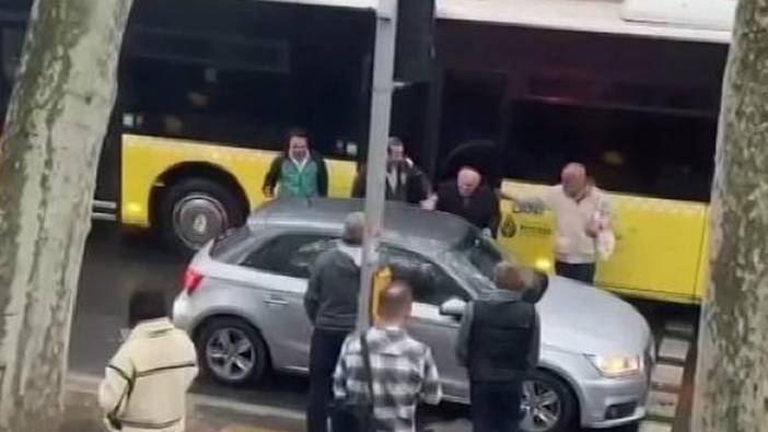 Beşiktaş'ta İETT'ye ait iki otobüs kaza yaptı