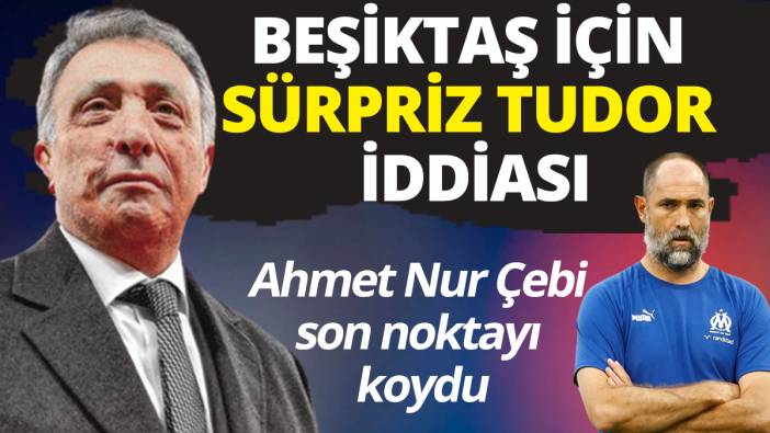 Ahmet Nur Çebi'den Igor Tudor açıklaması