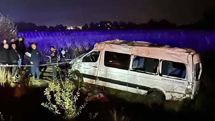 Kahramanmaraş’ta yolcu minibüsü şarampole yuvarlandı: 1 ölü, 10 yaralı