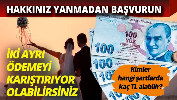 Hakkınız yanmadan başvurun! İki ayrı ödemeyi karıştırıyor olabilirsiniz