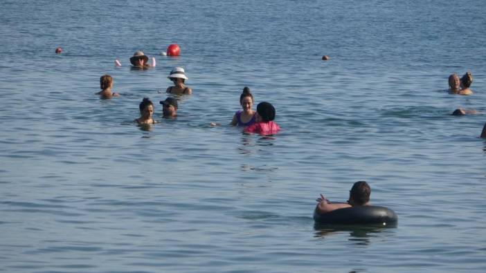 Antalya'da ekim sonunda deniz keyfi