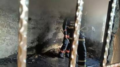 Mardin’de müstakil evde yangın çıktı