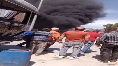 Antalya'da sanayi sitesinde yangın