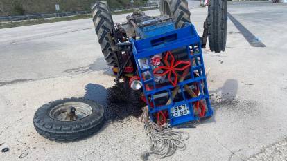 Tokat'ta traktör kazası : 3 yaralı