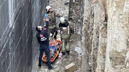 İstanbul'da inşaattan düşen işçi yaralandı