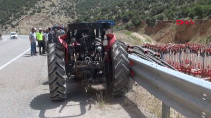 Kilis’te traktör devrildi! 3 yaralı