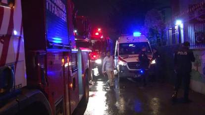 Ataşehir'de binada yangın çıktı: 2 yaralı