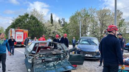 Balıkesir'de trafik kazası