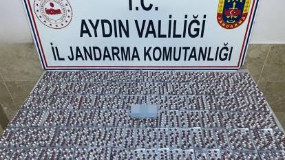 Aydın'da binlerce sentetik hap ele geçirildi
