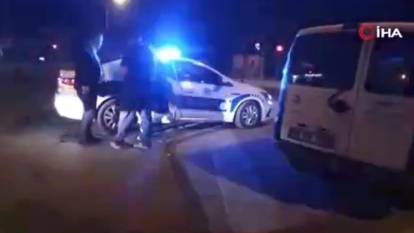 Ankara'da hareket eden araç kadının ayağını ezdi