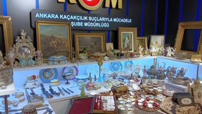 Ankara'da tırda 50 milyon lira değerinde tarihi eser ortaya çıktı
