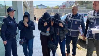 Samsun'da 3 kız kardeşe hırsızlıktan gözaltı