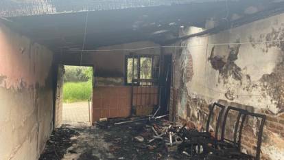 Manisa'da ev yangını: 1 yaralı