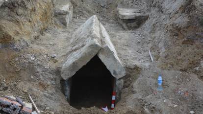 Bizans dönemine ait mezar bulundu! Sit alanı oldu