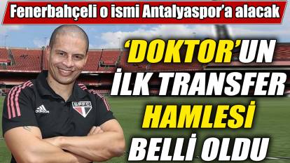 Alex de Souza'nın ilk transferi hamlesi belli oldu! Fenerbahçeli o ismi Antalyaspor’a alacak