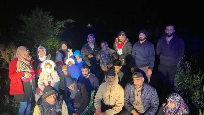 Edirne’de onlarca kaçak göçmen yakalandı