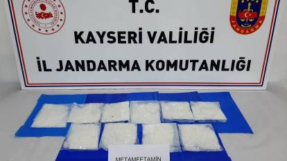 Kayseri'de 1 kilo uyuşturucu ele geçirildi