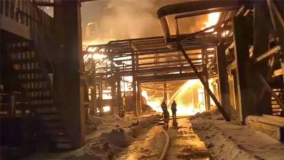 Rusya’da rafineri yangını: 2 ölü, 1 yaralı