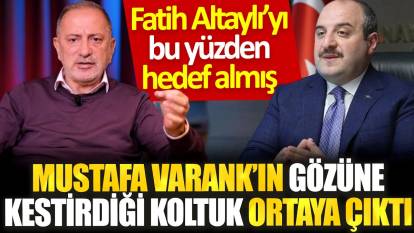Mustafa Varank’ın gözüne kestirdiği koltuk ortaya çıktı: Fatih Altaylı'yı bu yüzden hedef almış
