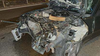 Düzce'de otomobil ile kamyonet çarpıştı: Yaralılar var