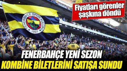 Fenerbahçe'de yeni sezon kombine bilet satışları başladı