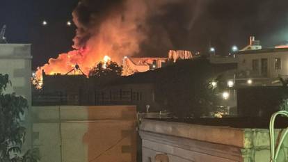 Nevşehir'de otel yangını