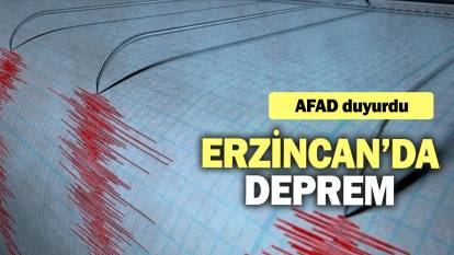 SON DAKİKA! Erzincan'da deprem (13.09.2024)